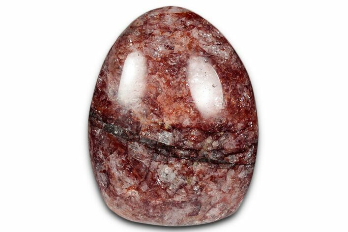 Tall, Free-Standing, Polished Hematoid Quartz - Madagascar #348953